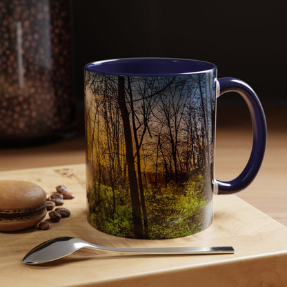 11oz Ceramic Coffe Mug Beautifully Decorated with an Elegant High-Res, Full Color Natural Landscape Image.