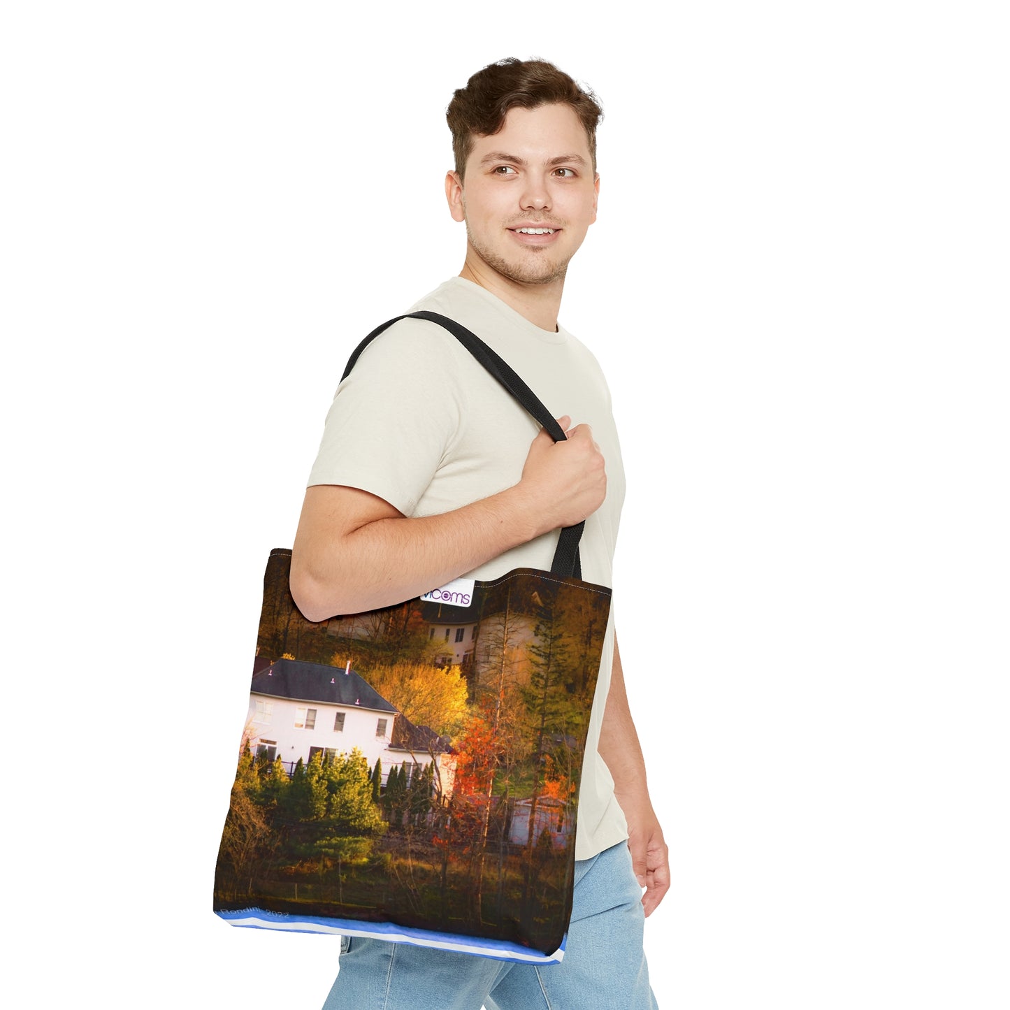 Tote Bag Printed with an Exclusive Beautiful High-Res, Full Color Natural Image.