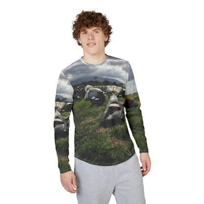 Camping Scene UV Long Sleeve Shirt — Outdoor Tee