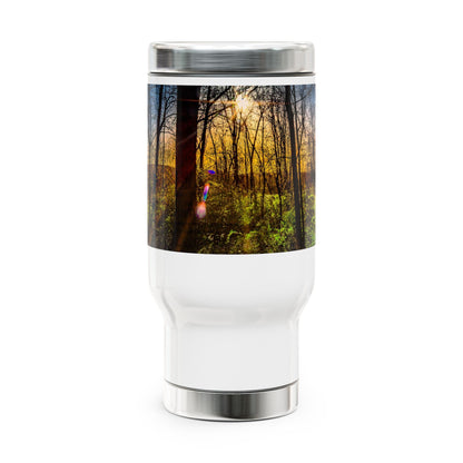 Stainless Steel Travel Tumbler with Handle