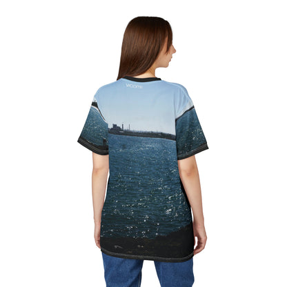 Haina Port, Dominican Republic, Coastal Sunset Silhouette T-Shirt— Beachscape