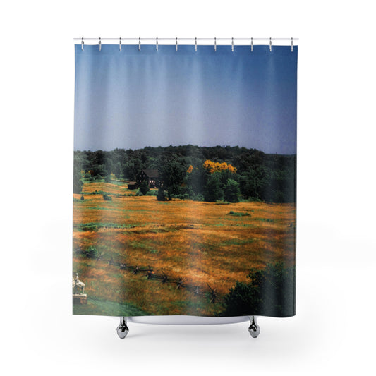 Shower Curtain Printed With Exclusive, High-Res, Full Color Beautiful Image.