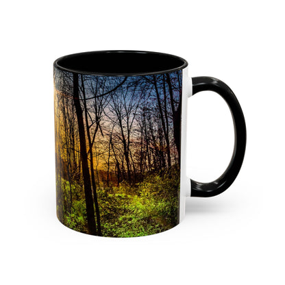11oz Ceramic Coffe Mug Beautifully Decorated with an Elegant High-Res, Full Color Natural Landscape Image.