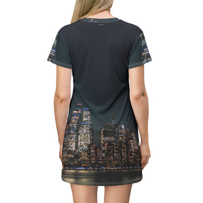 City Lights Dress — Night Skyline