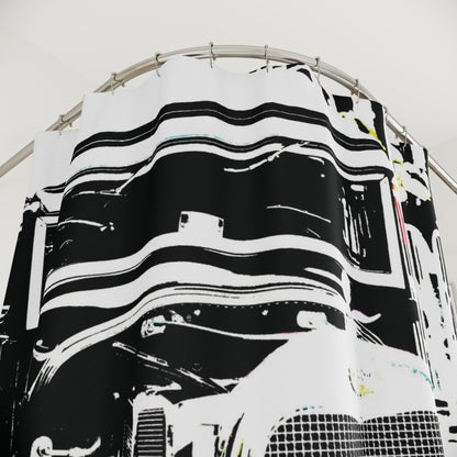 Shower Curtain Printed With Exclusive, High-Res, Full Color Beautiful Image.