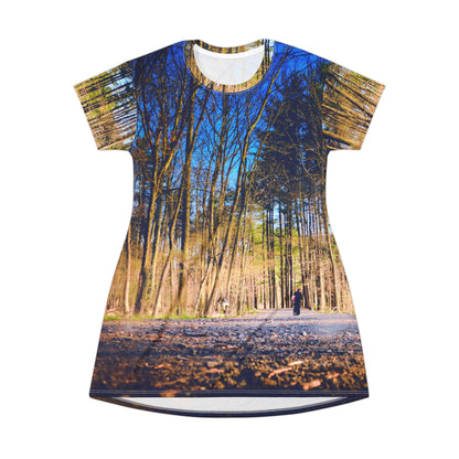 Forest Path Dress — Scenic Woodland Nature Dress