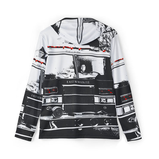 Fire Truck Sports Athletic Warmup Hoodie