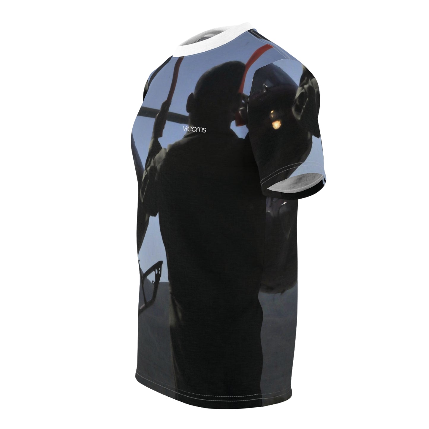 Helicopter Pilot Silhouette T-Shirt