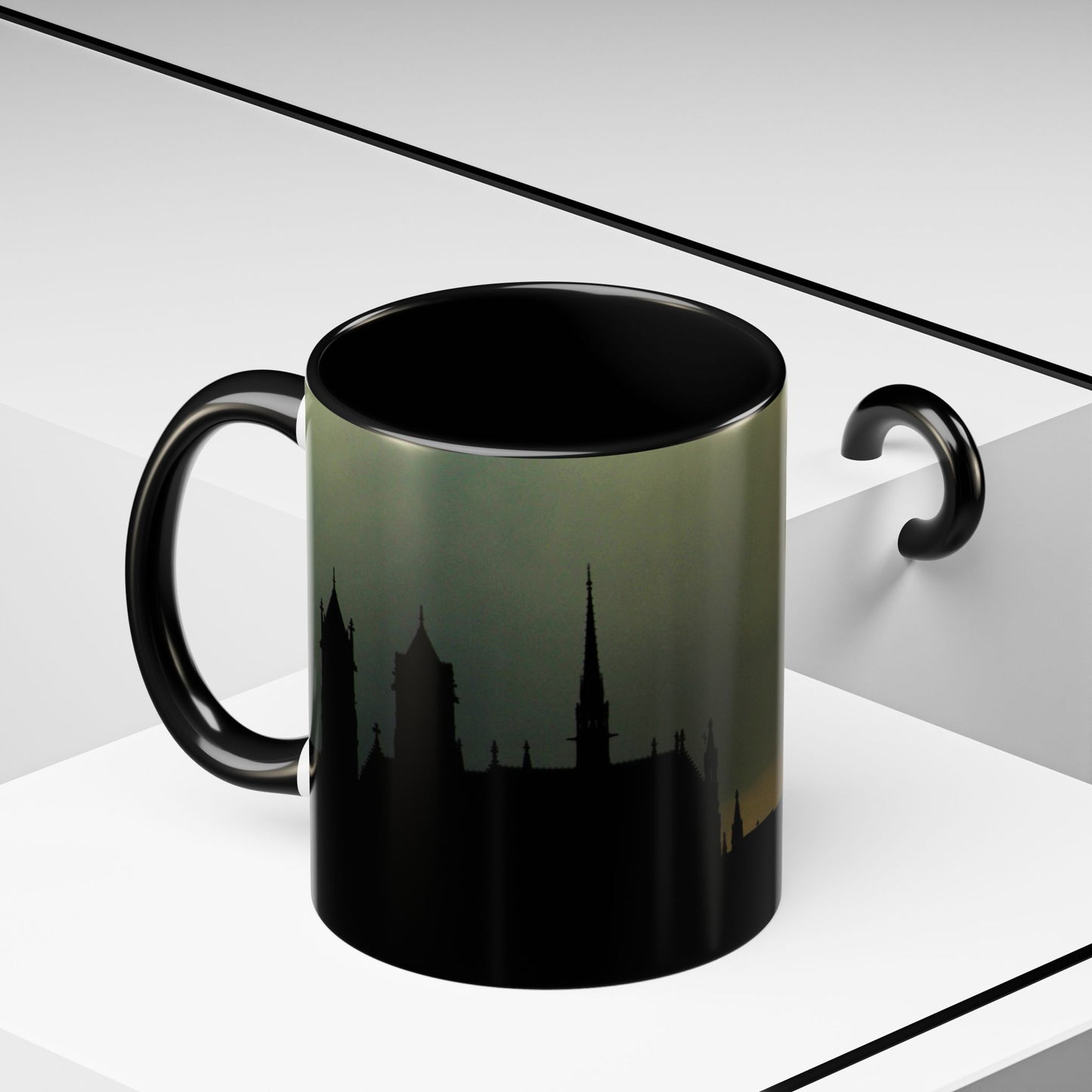 Beautifull 11oz Ceramic Mug Printed with aCathedral Basilica Of The Sacred Heart, Newark, New Jersey Image.