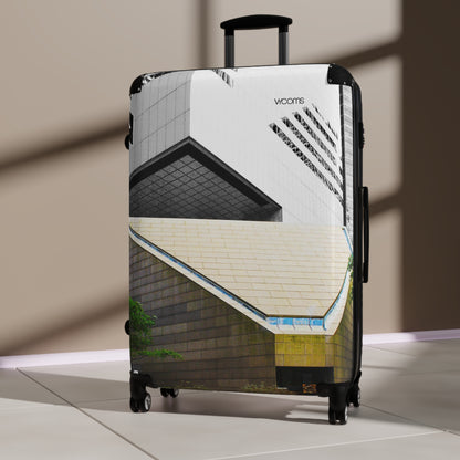 Architectural Photo Carry-On Suitcase — Modern Urban Travel Luggage