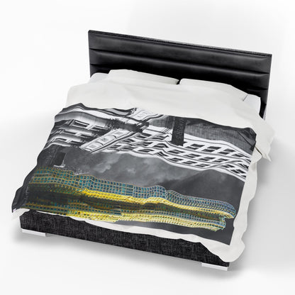 Velveteen Plush Blanket with beautiful photo image.