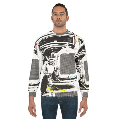 Vintage Hot Rod Sweatshirt — Retro Classic Car Crewneck