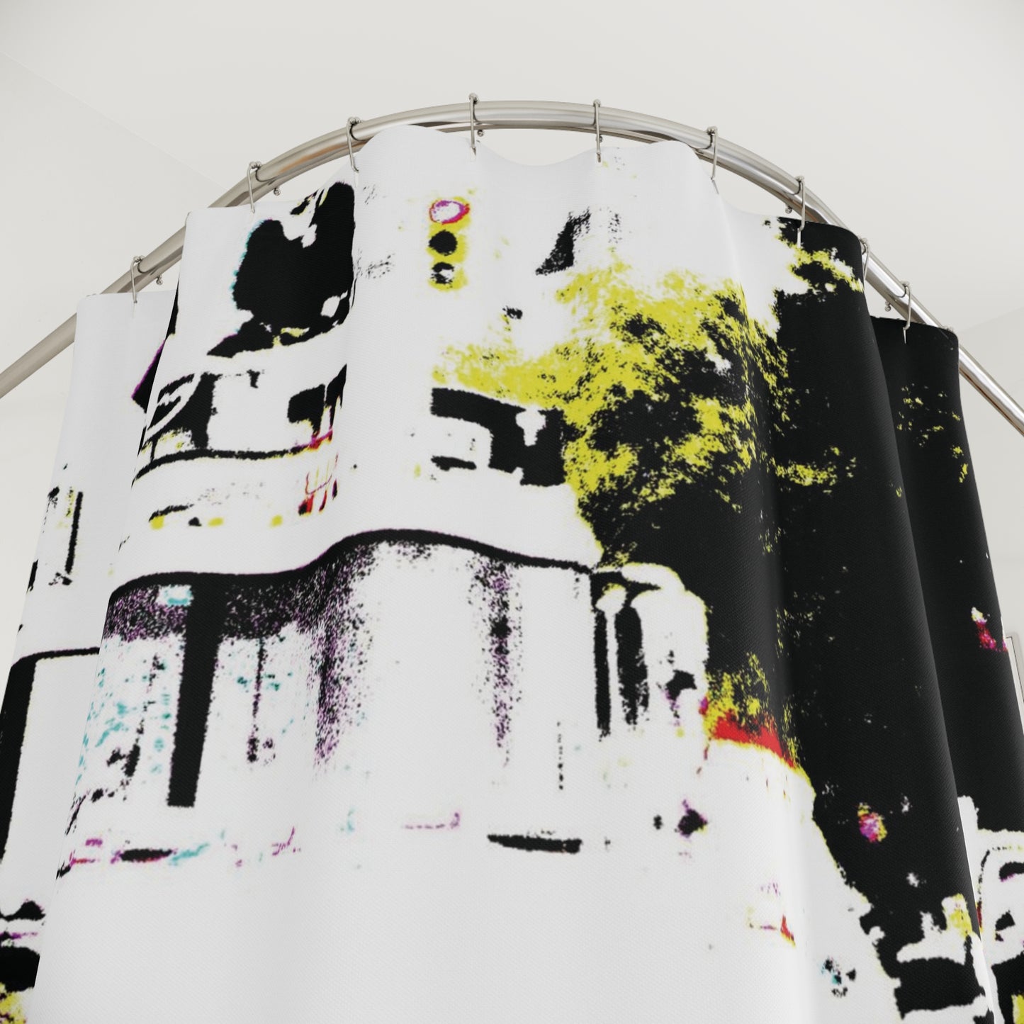 Printed Shower Curtain With Exclusive, High-Res, Full Color Beautiful Image