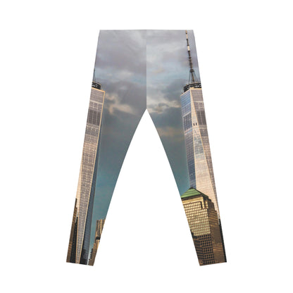 New York Skyline Leggings with One World Trade Center — Women's Casual