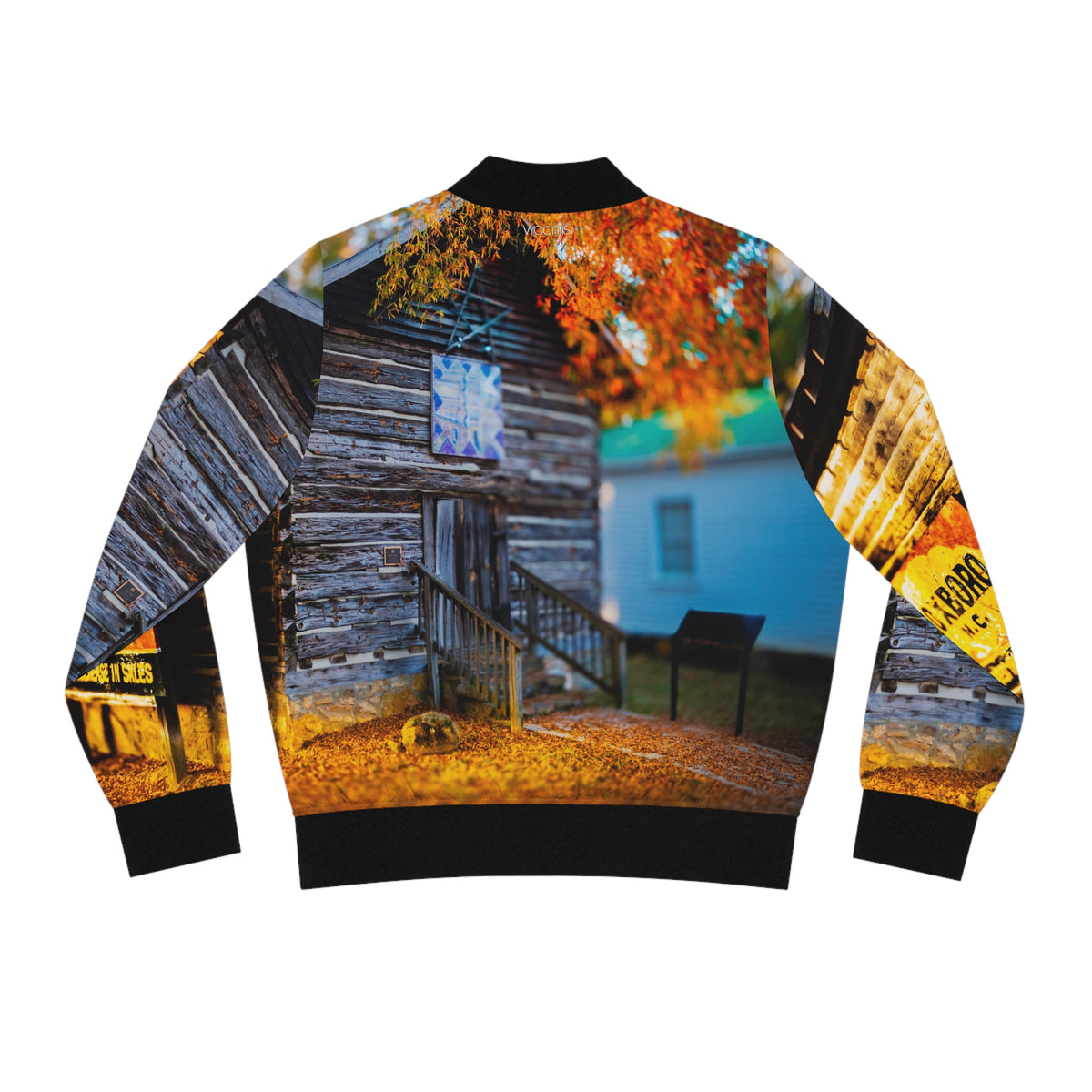 Women's Bomber Jacket - North Carolina Autumn Heritage