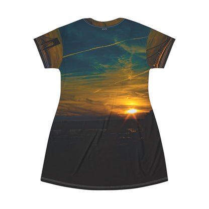 Verranzano Bridge Sunset Dress —Urban Sunset Dress