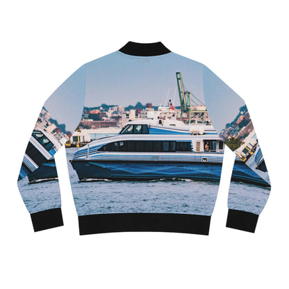 Women's Bomber Jacket - Hudson River Passage