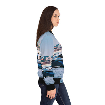 Women's Bomber Jacket - Hudson River Passage