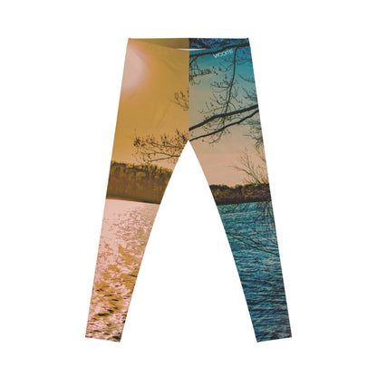 Lakeside Horizon Leggings– Golden Hour Reflection Edition