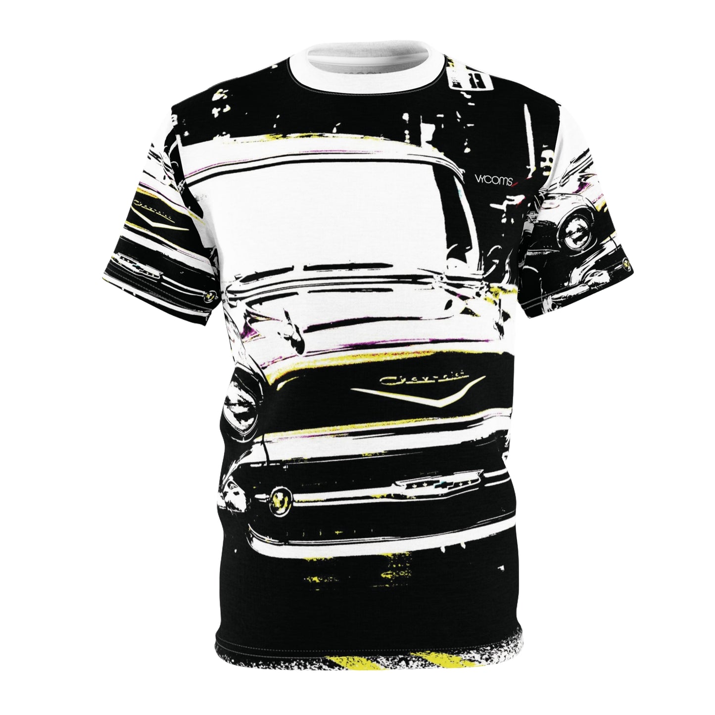 Chrome & Heritage T-Shirt – 1950s Chevrolet B&W Edition