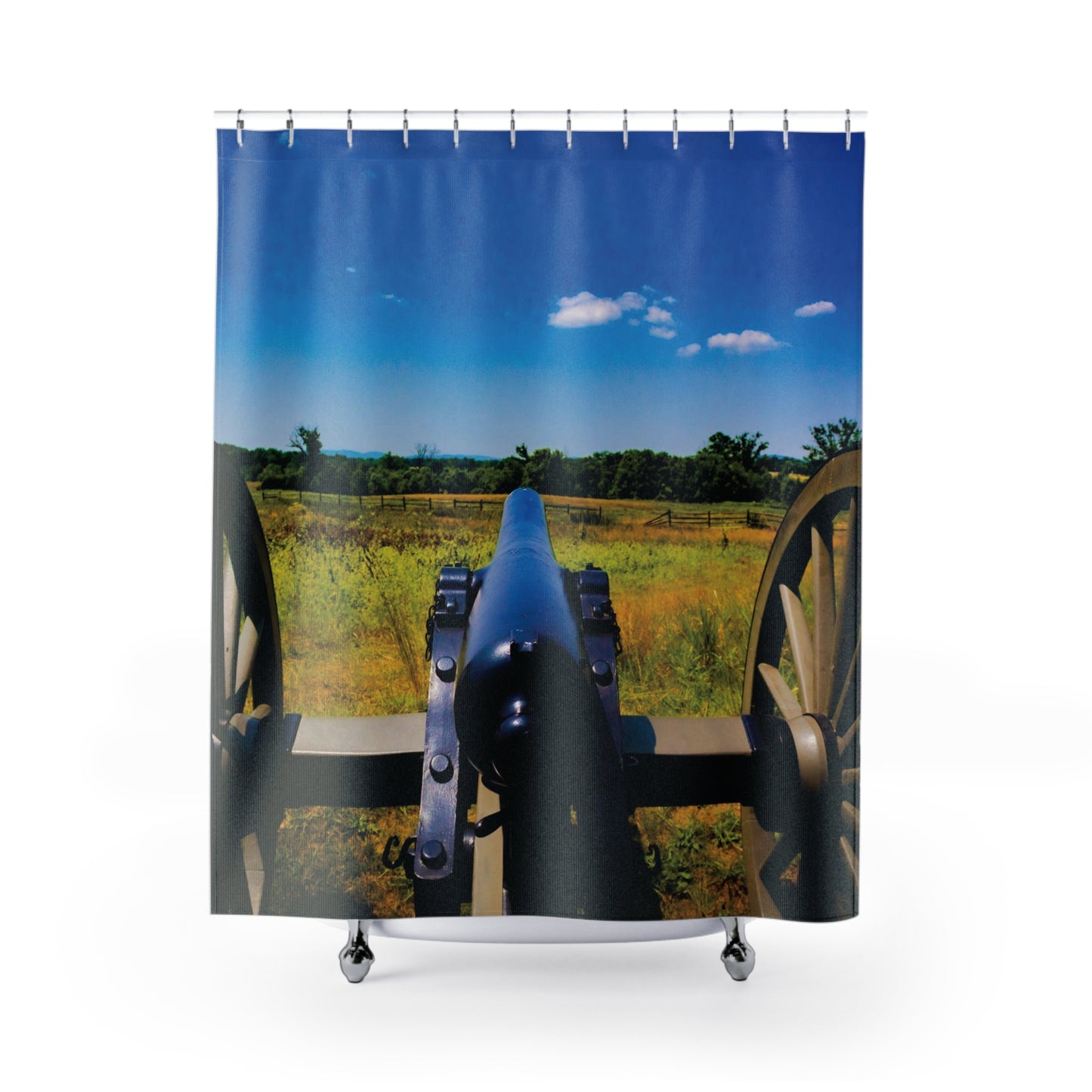 Shower Curtain Printed With Exclusive, High-Res, Full Color Beautiful Image.