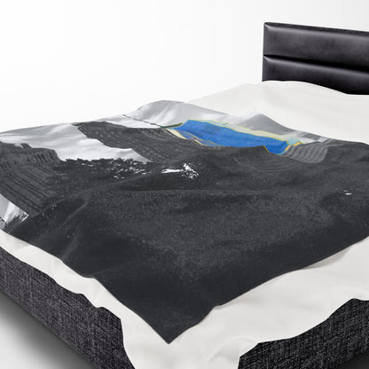 Velveteen Plush Blanket with beautiful photo image.