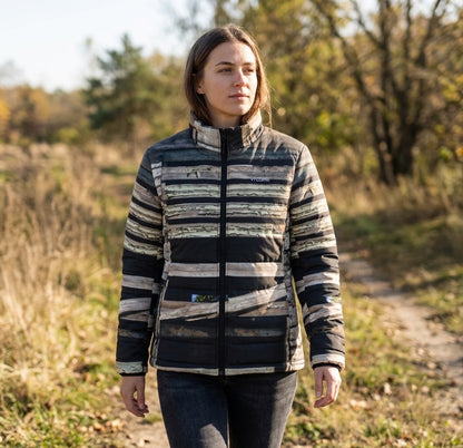 Women's Puffer Jacket - Timeworn Sunbeam