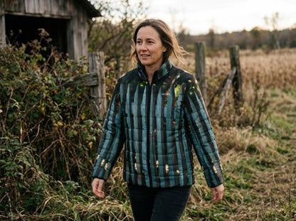 Women's Puffer Jacket - Rustic Edge Horizon