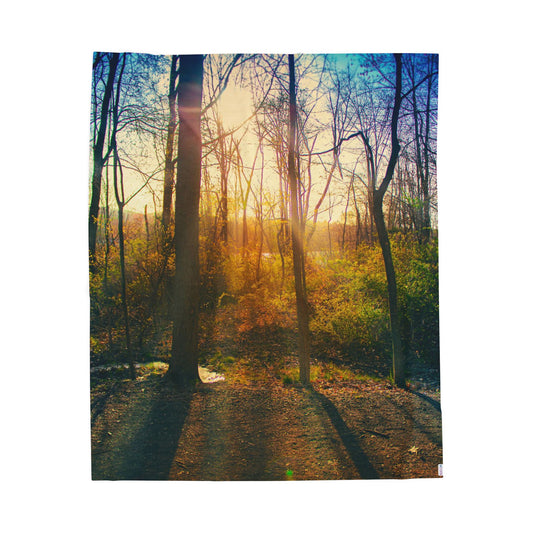 Velveteen Plush Blanket with beautiful photo image.