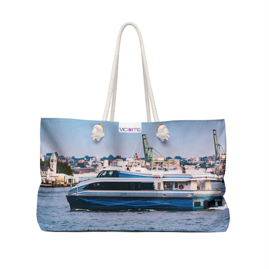Exquisite and Exclusive 24" x13" Weekender Bag.