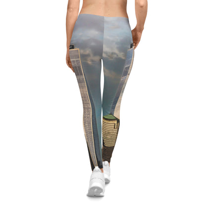 Skyline Cityscape Leggings — Downtown High-Rise Print