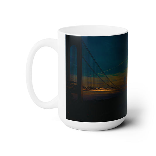 Elegant 15oz Ceramic Coffe Mug.