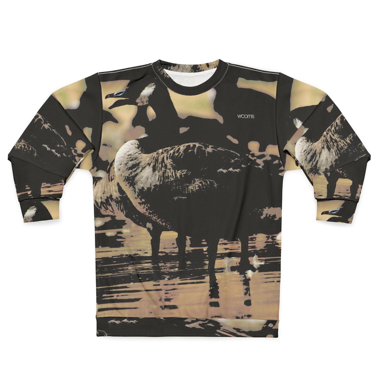 Swam Sunset Sweatshirt — Vintage Coastal Wildlife Crewneck