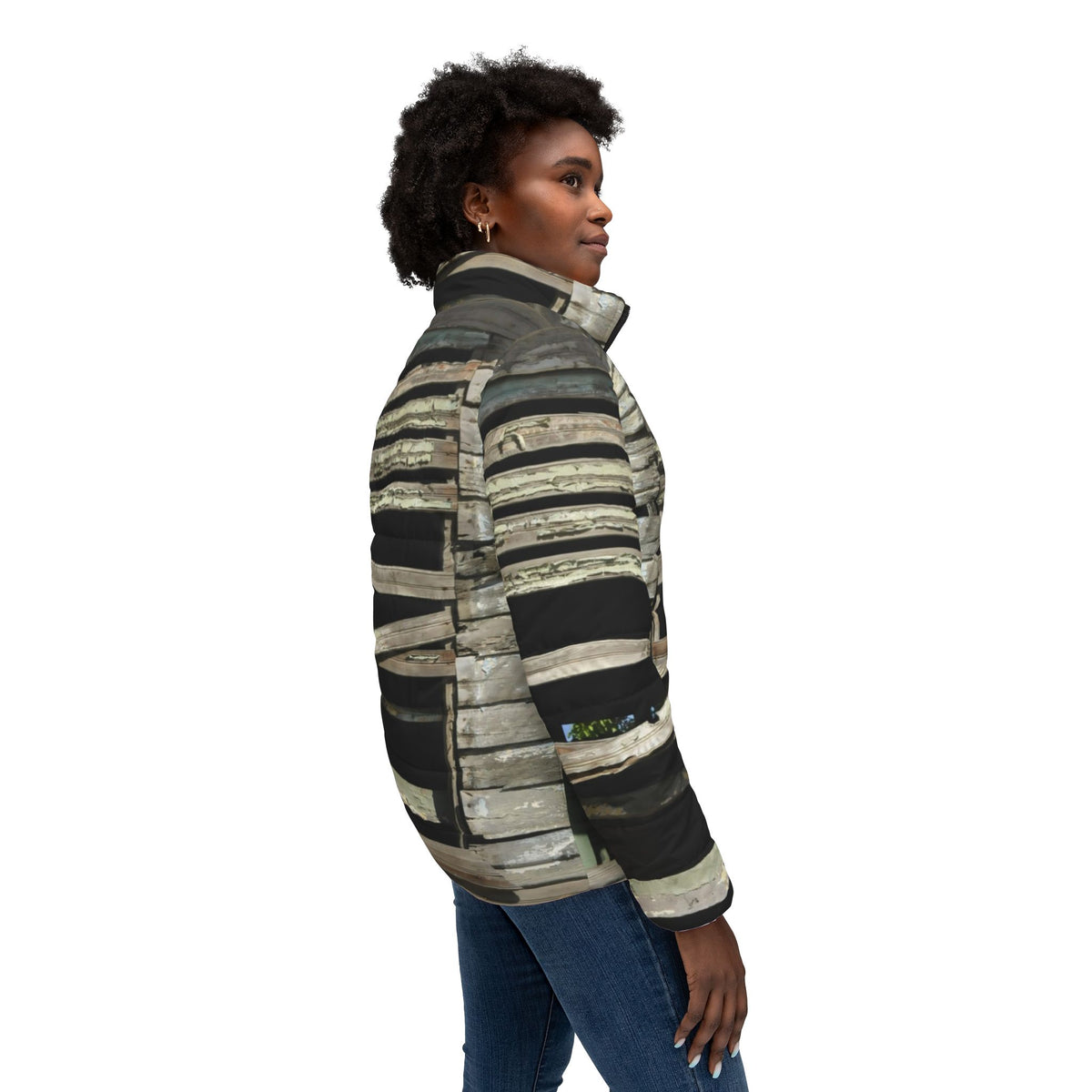 Women's Puffer Jacket - Timeworn Sunbeam