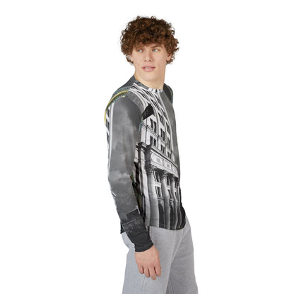 Architectural Cityscape Long Sleeve Shirt —New York Down Town