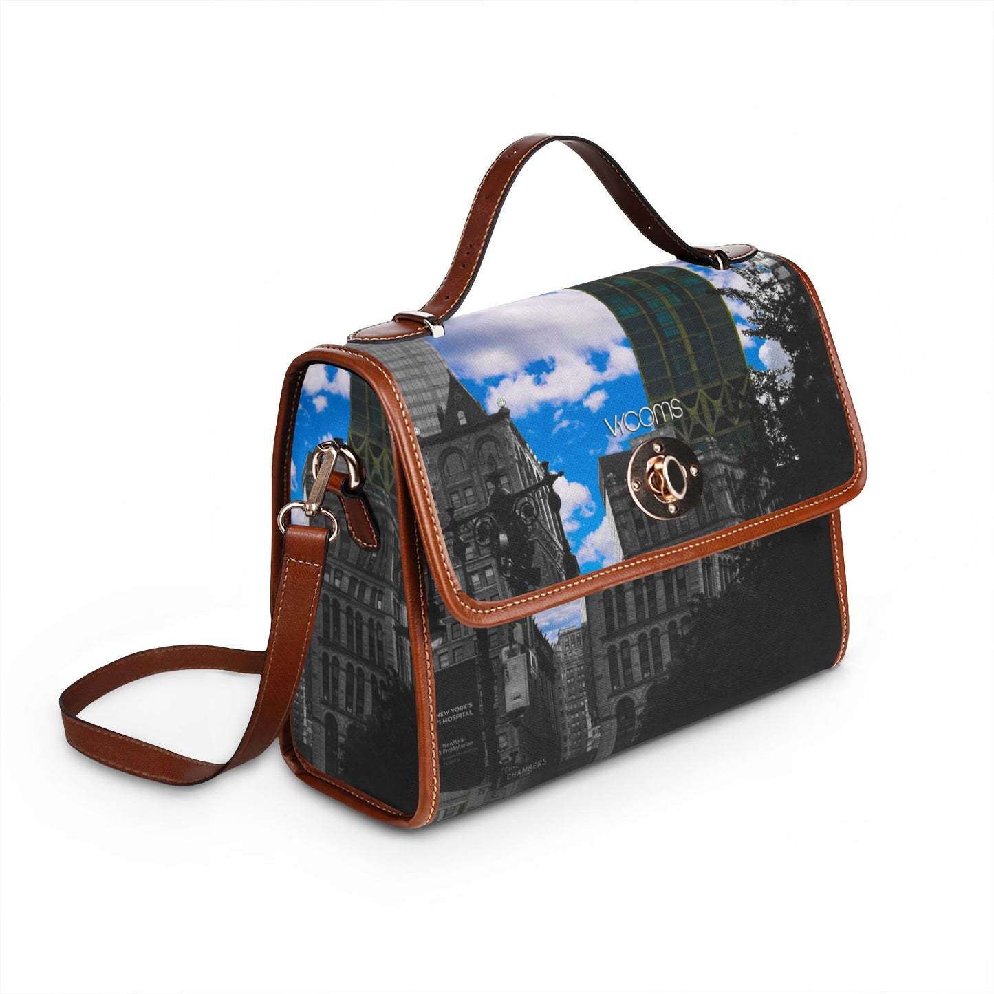 Midtown Manhattan Building Landscape Waterproof Canvas Bag