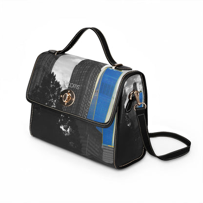 Lower Manhattan NYC Skyline Waterproof Canvas Bag — One World Trade Center Design