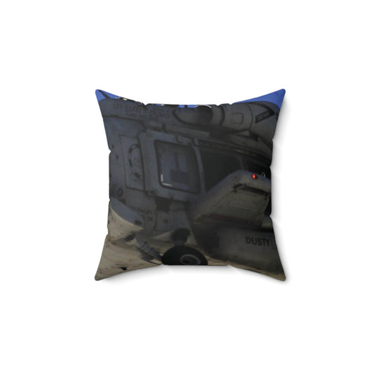 Spun Polyester Square Pillow Printed With Exclusive, High-Res, Full Color Beautiful Image