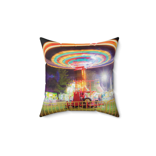 Spun Polyester Square Pillow Printed With Exclusive, High-Res, Full Color Beautiful Image