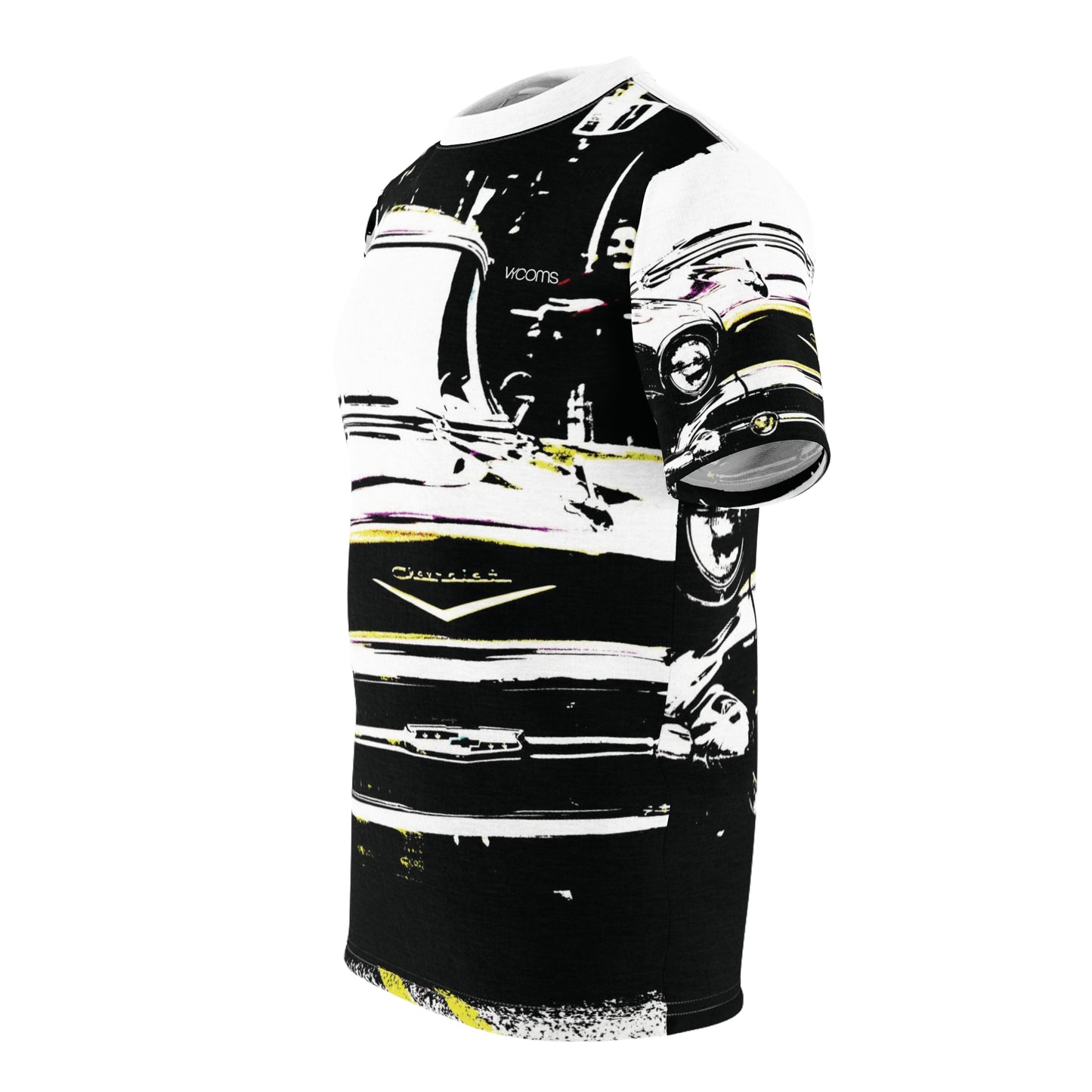Chrome & Heritage T-Shirt – 1950s Chevrolet B&W Edition