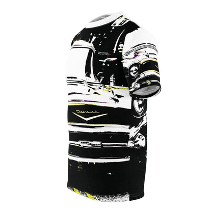 Chrome & Heritage T-Shirt – 1950s Chevrolet B&W Edition