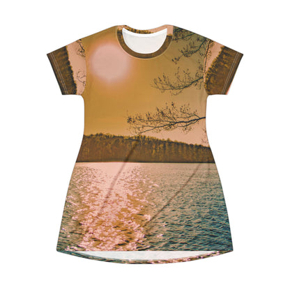 Lake Sunset Dress — Vintage Sunset Lake Dress