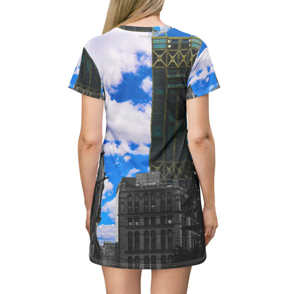 Downtown Manhattan Vibe Dress – Lower Manhattan Cityscape Edition