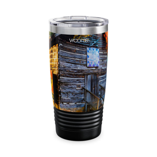 Rustic Charm Ringneck Tumbler - 20oz Travel Tumbler with Scenic Design