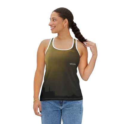 Newark Cathedral Skyline Tank Top — Women's All-Over Print