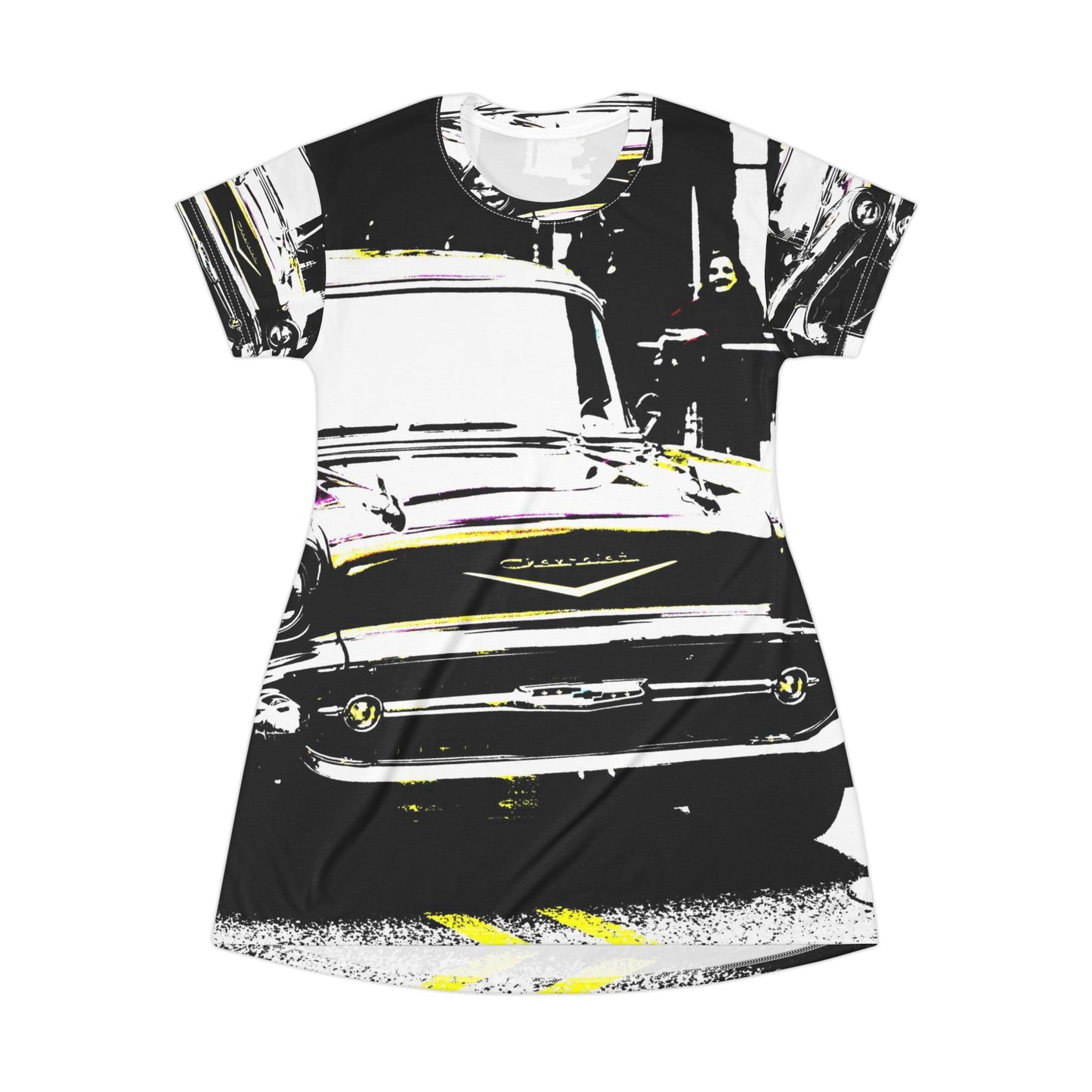 Classic Car Graphic Dress — Vintage Chevy