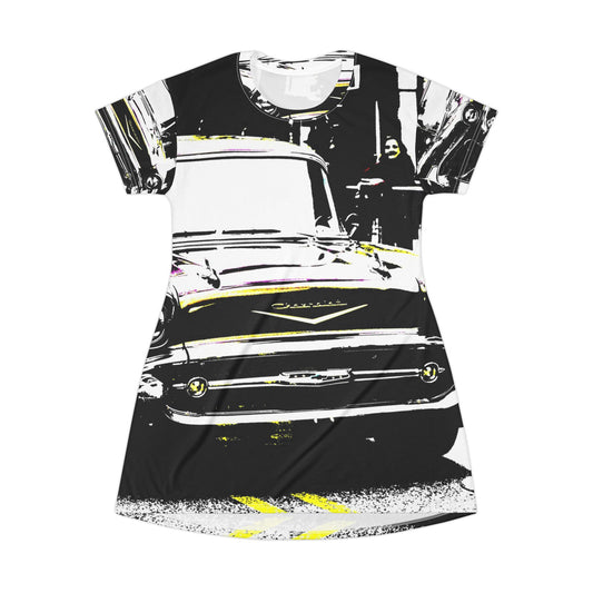 Classic Car Graphic Dress — Vintage Chevy