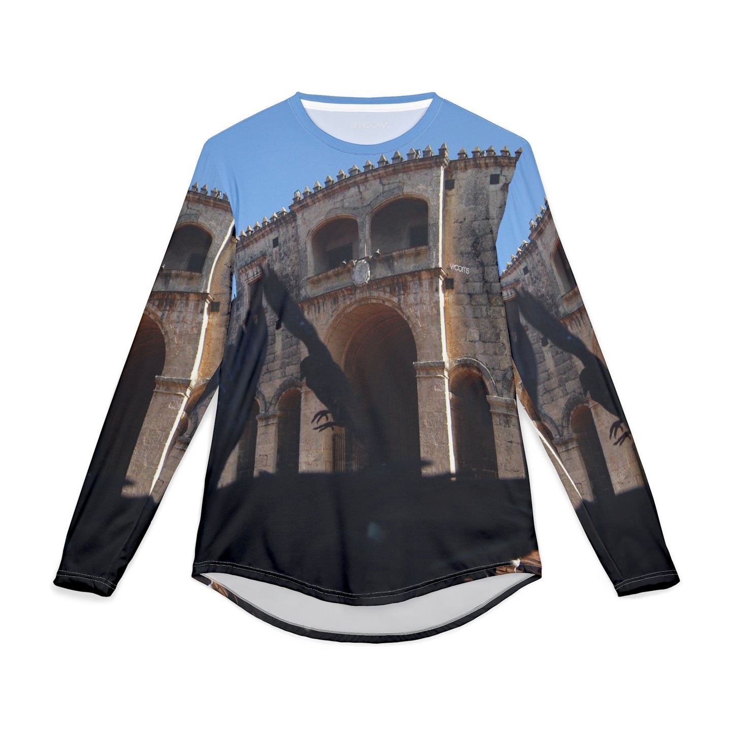 Cathdral of Santo Domingo Long Sleeve UV Shirt — Colonial Religious Architectural Motif