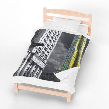 Velveteen Plush Blanket with beautiful photo image.