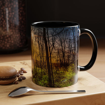 11oz Ceramic Coffe Mug Beautifully Decorated with an Elegant High-Res, Full Color Natural Landscape Image.
